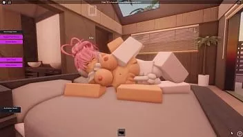 Odtwórz Różowowłosa dziwka z Robloxa zostaje zgwałcona